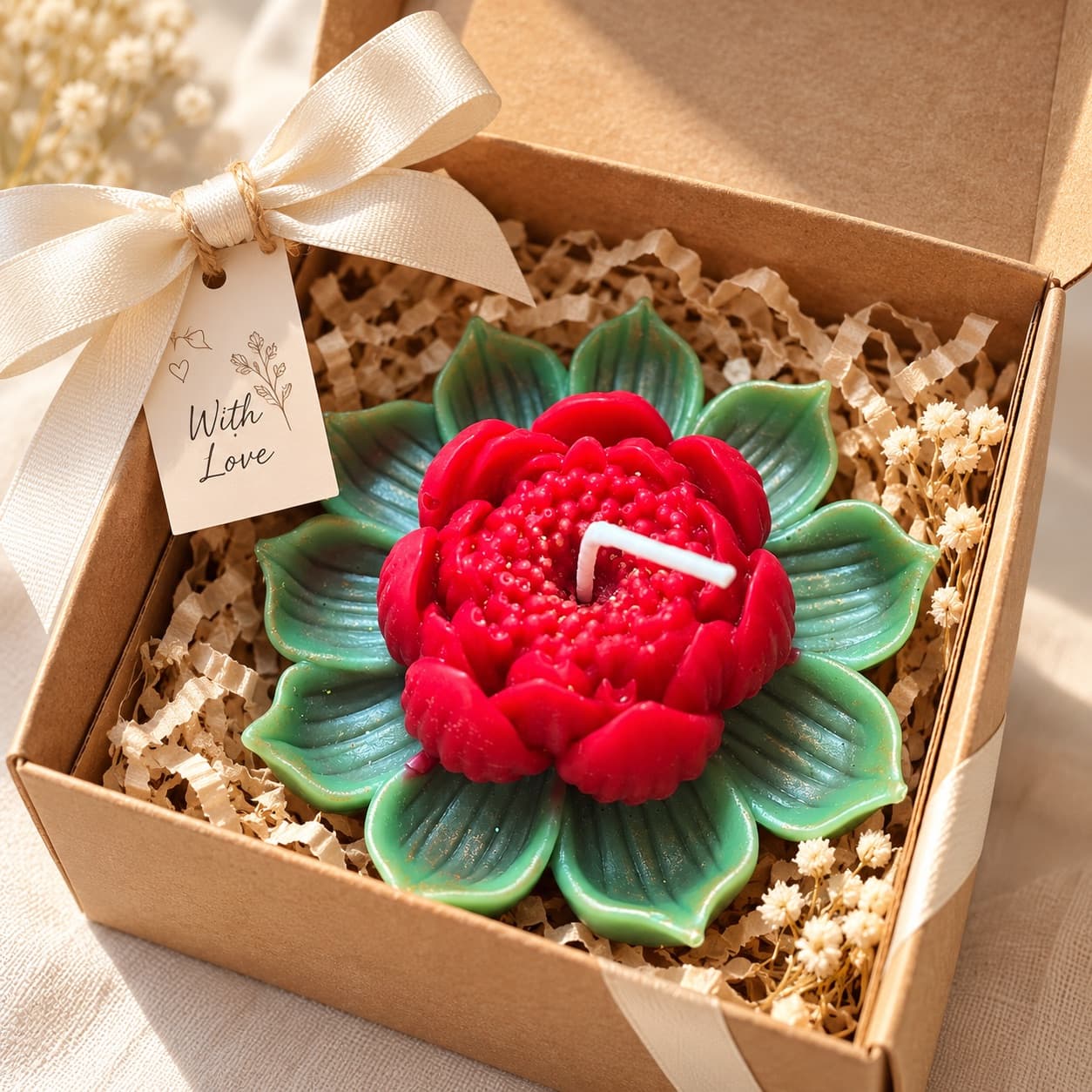 Hand Poured Lotus Candle